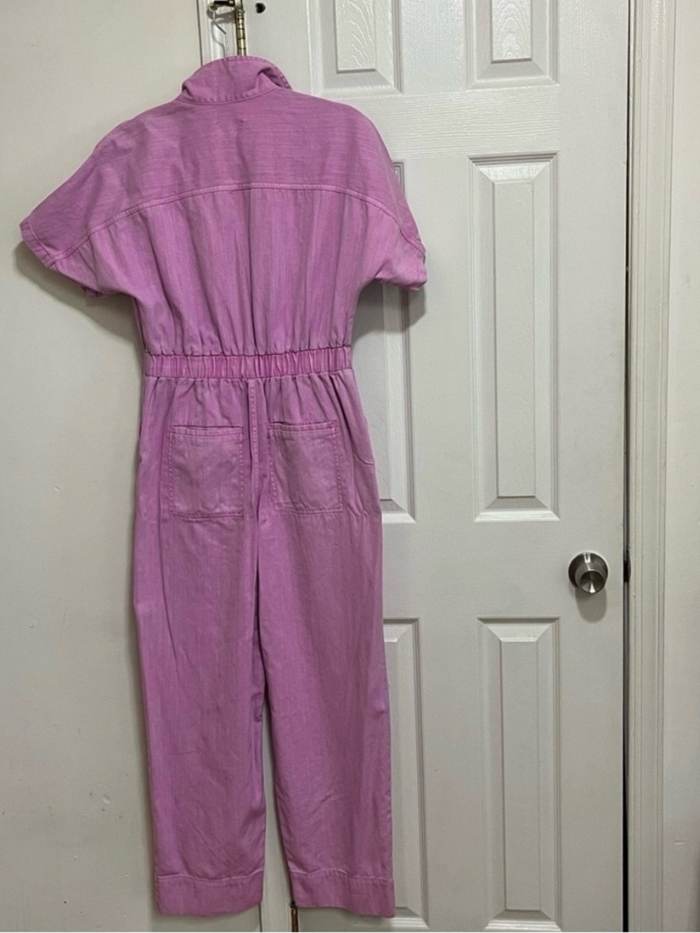 Universal Thread Pink Tie-Waist Utility Jumpsuit Size 6 - Picture 2 of 4